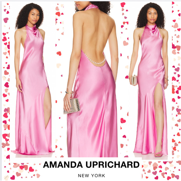 Revolve X Amanda Uprichard NWOT Karleigh Gown Size Small - Picture 1 of 13